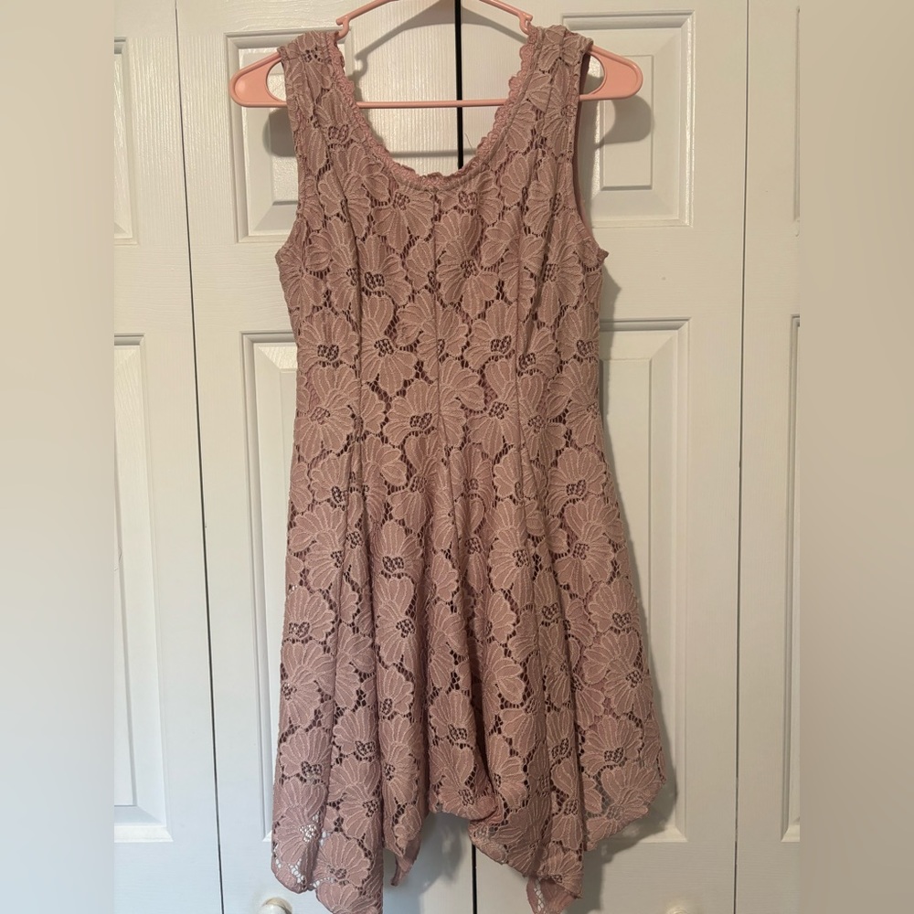 Alter’d state pink lace dress.